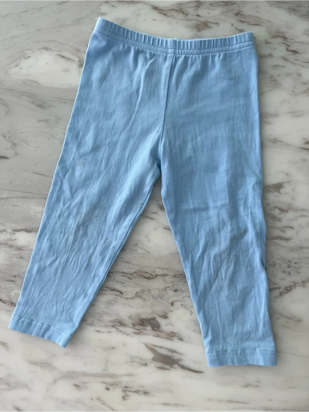 Cracker Barrel Baby Blue Floral Bee Tunic with Light Blue Leggings